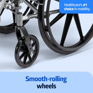 <span class=keywords><strong>Silla</strong></span> de Ruedas Ligera de Aluminio, Plegable y Portátil, con Frenos de <span class=keywords><strong>Mano</strong></span>, para Adultos Mayores, Uso en Interiores y Exteriores - Product Image 6