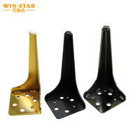 WINSTAR Stärkere Möbelfüße TV-Schrank-Beine Schwarz Moderne Sofa- und Bettbeine für Zuhause, Apartment, Büro, Hotel