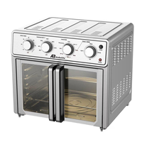 ANBOLIFE OEM&ODM Horno Freidora de Aire Inteligente de 25L No Tóxico con Control de Perilla de Puerta Abierta Desmontable y Nueva Tecnología de Calentamiento para Cocción Rápida