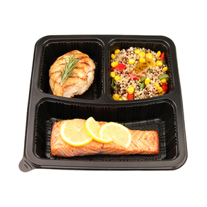 Microwave Safe 3 Compartment PP <b>Takeaway</b> Food <b>Container</b> with Lid - Product Image 4