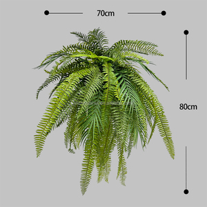 Gran oferta <span class=keywords><strong>de</strong></span> plástico verde plantas tropicales Boston helecho espada helecho cesta colgante para decoración <span class=keywords><strong>de</strong></span> boda - Product Image 2