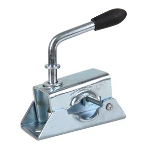 Nuevo Soporte de Remolque de Acero Prensado Galvanizado de 48 mm para <span class=keywords><strong>Rueda</strong></span> <span class=keywords><strong>Jockey</strong></span> de Semirremolque con Capacidad de Carga Máxima de 150 kg, Certificado ISO9001 - Product Image 1