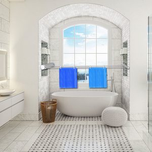 3.75 mètres ABS corde à <span class=keywords><strong>linge</strong></span> 5 lignes corde Auto enrouler lavage intérieur rétractable corde à <span class=keywords><strong>linge</strong></span> intérieur extérieur vêtements - Product Image 3