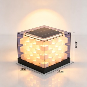 ไฟเสาโซลาร์ LED สำหรับสวนกลางแจ้ง กันน้ำ IP65 เหมาะสำหรับรั้วบ้าน ตกแต่งสวน วิลล่า และลานบ้าน - Product Image 4