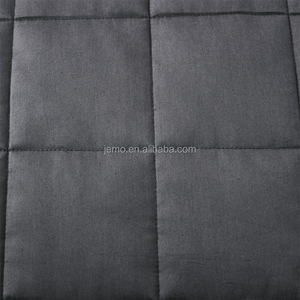 بطانية مبطنة من القطن الخالص للعلاج من الأرق والتوحد والاكتئاب للبالغين، بطانية ثقيلة 20 رطل محمولة للسفر والطائرات - Product Image 5