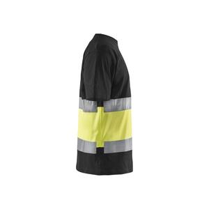BLAKLADER-T-shirt haute visibilité 338710309933XXXL Noir/Jaune-EAN 7330509524442 HI-VIS WORKWEAR - Product Image 4