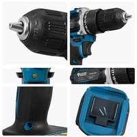 Perceuse à percussion sans fil Electric Goddess DDF485 avec moteur sans balais, batterie au lithium 21V, vitesse variable, 350W, personnalisable OEM