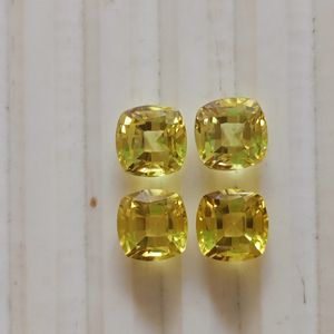 Zafiro Amarillo Cultivado en Laboratorio, Gema Suelta, Corte Personalizado en Múltiples Formas, Alta Claridad, Piedra de Calidad Premium para Joyería - Product Image 5