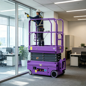 Mini-élévateur à ciseaux télescopique mobile 230 kg 2000 kg 4 m 6 m 9 m pour installations – Vente directe usine - Product Image 2