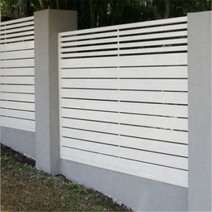 Hàng Rào Sân Vườn Bằng Nhôm Trắng Với Lan Can Sân Vườn Màu Trắng - Product Image 1