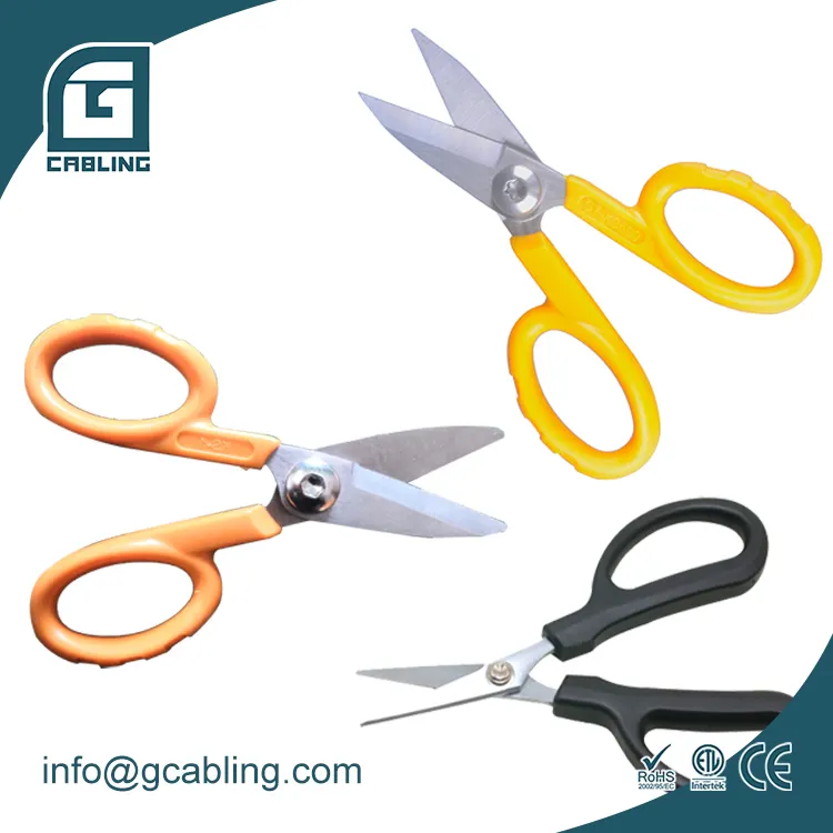 Gcabling cutter fiber optic fiber cable scissors for indoor fiber cable use cutter