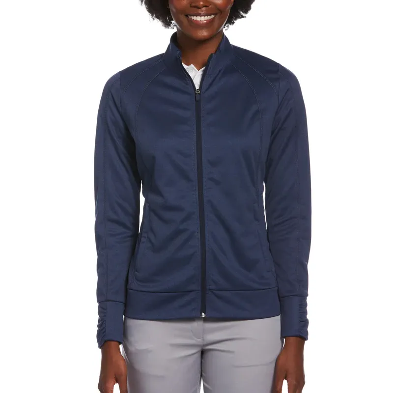 Golthan Custom OEM Ladies Wick Stretch Full Zip Sports Clothes For Women Jacket