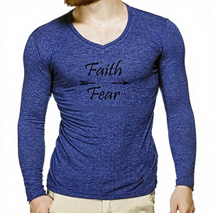 Unisex Long Sleeve Raglan Eco-Friendly Vintage T-<b>shirt</b> 100% Cotton Plus Size Online Shopping Direct Factory Sale India Tirupur - Product Image 1