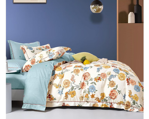Conjuntos de Capa de Edredom de Algodão Estampados de Luxo, Novos Conjuntos de Edredom Estampados, Conjuntos de Roupa de Cama Estampados, Novos Conjuntos de Lençóis Ajustáveis de Boa Qualidade - Product Image 3