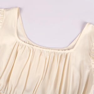 Nuevo Vestido Medieval Vintage Victoriano de Época para Mujer, Color Sólido, Manga Corta, Cintura Alta, Vestido de Baile, Disfraz de Cosplay - Product Image 2