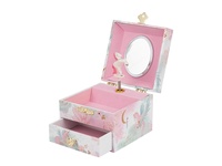 Boîte à musique personnalisée Ever Bright avec ballerine dansante, manivelle manuelle, forme rectangulaire, durée du son de 120 secondes, fabriquée en MDF, cadeau de Noël pour bébé