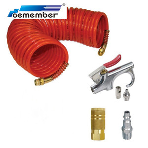 Tuyau de frein à Air en spirale haute pression, tube de bobine pour remorque pneumatique en PU avec pistolet de soufflage, livraison gratuite - Product Image 3