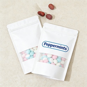 Pochette en papier kraft avec fermeture éclair et ruban pour aliments |   Emballage personnalisé imprimé, réutilisable, écologique et résistant à l'humidité - Product Image 3