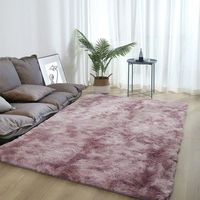 Tapis shaggy dégradé en gros, taille et couleur personnalisées, tapis moelleux à poils longs antidérapant pour la décoration intérieure de la maison et des hôtels