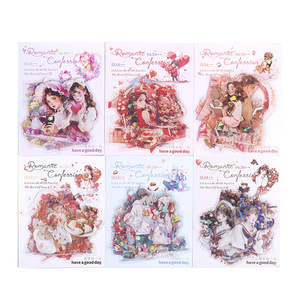 15 feuilles/paquet coquille lumière PET autocollant Pack romantique Confessions série saint valentin thème matériaux décoration 6 - Product Image 5