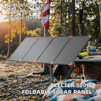 Panneaux solaires pliables portables Alecter Solar MECO-200W 500W, panneaux photovoltaïques durables pour le camping