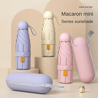Mini parapluie personnalisé avec logo, coupe-vent, pliable, compact, de poche, pour la pluie et le soleil, idéal pour les voyages, les affaires, les cadeaux promotionnels, vente en gros, fournisseur chinois