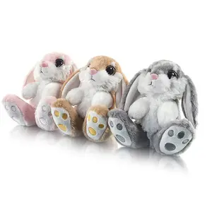 Kids Fuzzy Stuffed Easter Bunny Rabbit plush stuffed toy Plush Easter Bunnies Soft Stuffed Rabbit