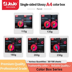 Carta Fotografica Lucida JOJO A4 per Stampanti a Getto d'Inchiostro - Uso su Un Lato, Stampa Digitale 115g-230g, Confezione in Cartone Colorato - Product Image 2