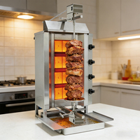 Moteur à engrenages rotatifs en acier inoxydable 1 tr/min 100 kg pour grilles électriques à gaz, machines à kebab grec, fours à barbecue turcs