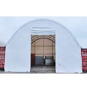 Bâtiment de stockage temporaire en structure acier imperméable pour extérieur C4040S, dôme GAISHI, abri - Product Image 1