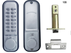 Serrure de porte extérieure à loquet unique, sans clé, à <span class=keywords><strong>code</strong></span>, étanche, avec poignée à levier en acier - Product Image 3