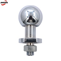 Adaptateur de boule de remorquage à col de cygne de 2-5/16 pouces pour attelage de tracteur-remorque