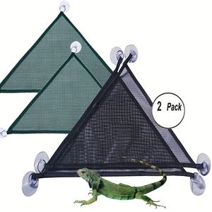 Hamac pour lézards, serpents, petits animaux, filet d'escalade, jouet balançoire bicolore - Product Image 1