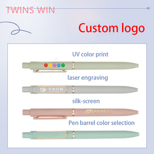 カスタムロゴ印刷 マカロンカラー 0.5mm ゲルペン 5本セット 可愛いキャンディ風 クリエイティブゲルペン - Product Image 2