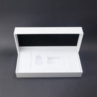Caja de embalaje de regalo de tableta de almohadilla portátil electrónica mini cartón corrugado blanco personalizado
