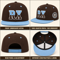 Casquettes Snapback Sportives Unisexe à Visière Plate, Ajustables et Respirantes, pour Basketball, Football, Baseball, Vente en Gros pour Équipes d'Extérieur