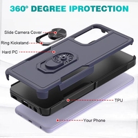 Coque de protection antichoc 2-en-1 en TPU+PC de haute qualité avec béquille pour A52 5G A16 A26 A36 A56 AS