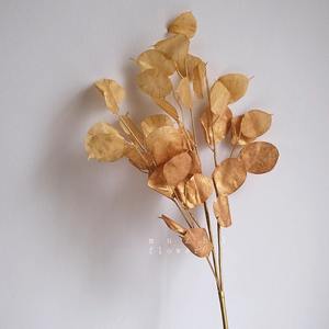 Fleur artificielle en soie de haute qualité, faite à la main, <span class=keywords><strong>Lunaria</strong></span> <span class=keywords><strong>Annua</strong></span>, décoration de mariage, décoration de la maison, Nouvel An - Product Image 1