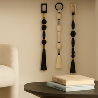 Boho Corde Minimaliste Unique Sphéricité Boule Macramé Fibre Bulle Tentures Murales Art Designs Décoration de La Maison Décoration Murale pour Cadeau