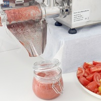 450W Roestvrijstalen Elektrische Tomatenzeefmolen Mango Jam Persmachine JM-1C Tomatensaus Afzuigmachine Machine