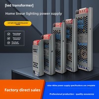 Transformateur étanche 220V vers 12V pour éclairage LED domestique, alimentation à découpage pour bande lumineuse linéaire 60-400W, sortie unique