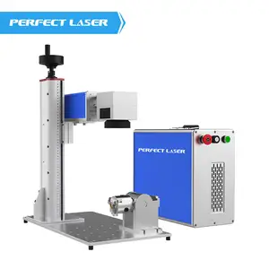 Perfect Laser Portable 30W 50W Metal Fiber Laser Marker Marking Symbols Words Logos Signs Machine For Gold Silver Jewelry Ring