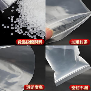 Sacs de conservation alimentaire en PE de Shenzhen, épais, auto-scellants, transparents, pour l'emballage de produits divers, avec option d'étiquetage privé - Product Image 2