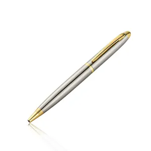 Jiangxi wholesale pen factory bulk gold personalize metal roll ball pen for promotional business