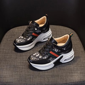 Zapatillas Deportivas Casuales para Mujer, Zapatos para Caminar con Plataforma, Aumentan la Altura, Transpirables, con Suela Gruesa para Otoño - Product Image 6