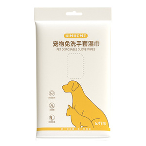 Lingettes jetables pour animaux de compagnie Kimhome, 6 pièces, nettoyantes et antiseptiques pour chiens et chats - Product Image 5