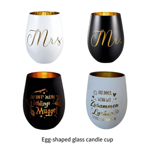 Vaso de Vidrio para Vela Conmemorativa de Mascotas, Ecológico y Artesanal de Lujo Zen, con Grabado Láser del Nombre Deseado y Diseño de Huella - Product Image 5
