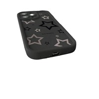 Casual Black Grey Star pour Apple 15 étui de téléphone portable pour iPhone 14 Pro Max 13/12 All-Inclusive Anti-Fall Xr 7 Plus Plus Retail