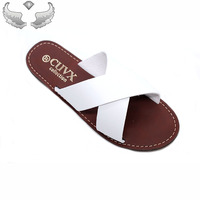 Sandales plates et pantoufles décontractées pour femmes, style plage, nouvelle collection été, tendance, résistantes à l'usure