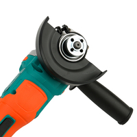 Meuleuse d'angle sans fil 1000W à batterie lithium sans balais 11000 tr/min, outil de meulage portatif durable avec disque de meulage